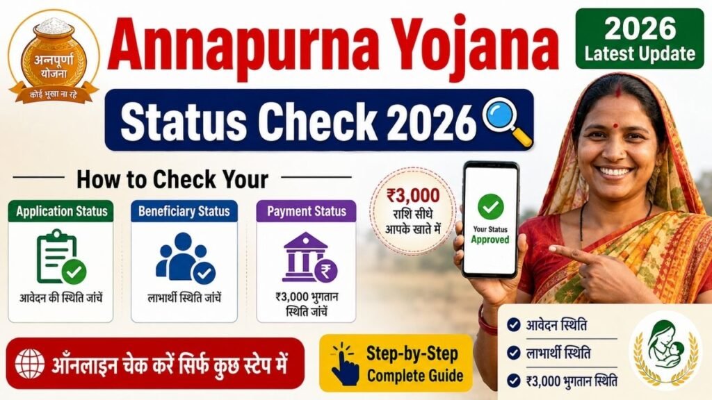 Annapurna Yojana Status Check 2026