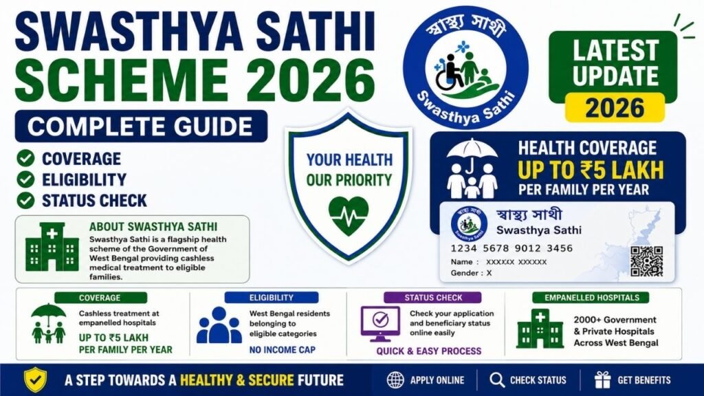 Swasthya Sathi Scheme 2026: Coverage, Eligibility, Status Check